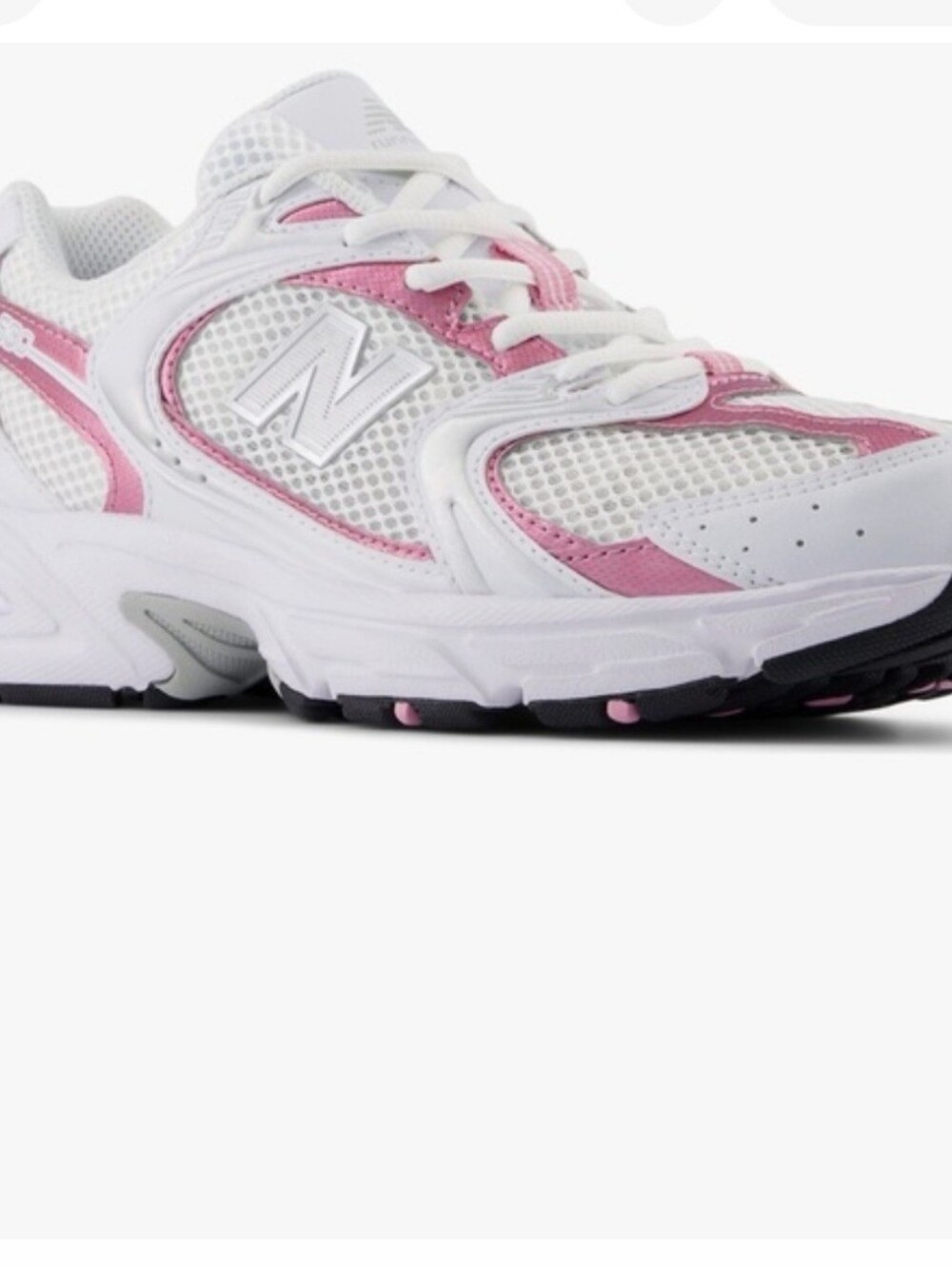 New Balnace 530- White & Pink Kids 5.5 Women 6.5